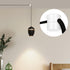 Zevnico 6 Pack Metal Swag Hooks for Ceiling Hanging Lights, Pendant Light Hook for Ceiling Lamp, White Ceiling Hooks