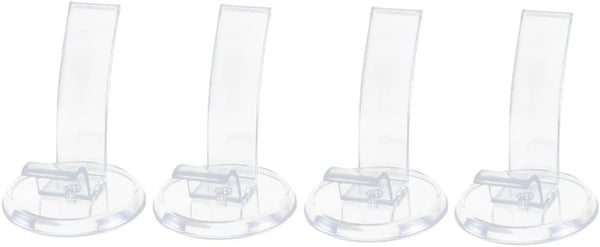 Cabilock Shoe Display Stands 4 Pack Pvc Risers Display Shoe Rack for