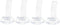 Cabilock Shoe Display Stands 4 Pack Pvc Risers Display Shoe Rack for