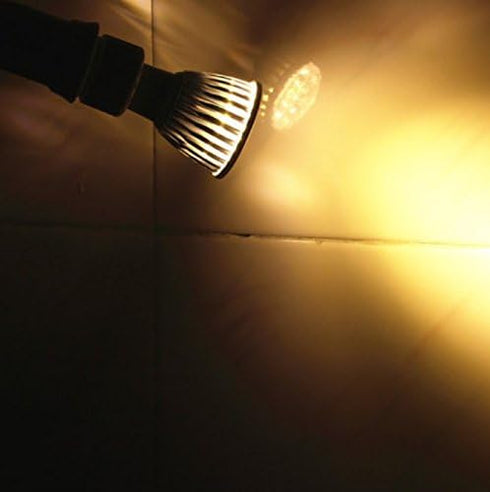 10 Pack MR16 LED Bulbs, 3W Warm White Light, GU5.3, 12V LED Spotlight, 20W Halogen Equivalent