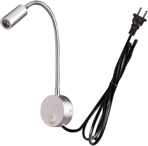 3W Flexible LED Wall Sconce with Gooseneck Design