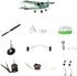 AcvBhJ 1800mm Suitable For RC Airplane Full Spare Parts Kit With Propeller Spinner Cowl ESC Landing Gear And Motor
