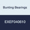 Bunting Bearings EXEF040610 Extra Lubricant with PTFE Flange Bearing, Powdered Metal, SAE 841, 1/4"