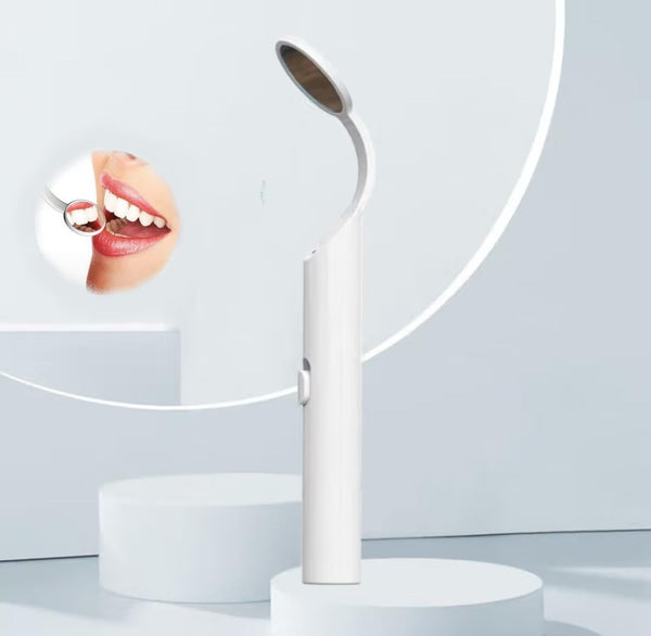 Dental Mirror for Teeth with Light,Inspection LED Tooth Mirror,Anti-Fog Mouth Mirror,Dentist Mirror