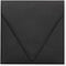 LUXPaper Square Contour Flap Invitation Envelopes | 6 1/2" x 6 1/2" | Midnight Black | 80lb. Text | 50 Qty by LUXPaper