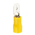 Baomain 1/4" Male Quick Disconnects - Vinyl Insulated Spade Wire Connector Electrical Crimp Terminal 12-10 AWG (Pack of