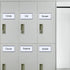 C Channel Magnetic Label Holders 1x3 Inches with Paper Inserts, Pack of 30, Magnetic Data Card Holders