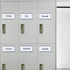 C Channel Magnetic Label Holders, 1x3 Inches with Paper Inserts and Clear Protectors, Pack of 100 Data Card Holders