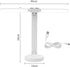 SCZWP8 Dimmable Folding Table Lamp Rechargeable LED Lamp Touch Console Lamp, Three-Color Eye Protection Table Lamp