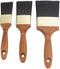Edward Tools 3 Piece Paint Brush Set - All Purpose Paint Brushes - Wood Handle - Interior/Exterior - Can be Used with All Types of Paint - 1 1/2 , 2 and 3 Brushes by Edward Tools