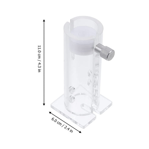 1pc Mouse Holder Clamp, Mice Restrainer Stand for Abdominal Injection, Organic Glass Lab Equipment