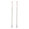 YOKIVE 2 Pcs Micro Spoons, Lab Scoops with Double Head for Sampling Reagents, Stainless Steel, 4.92-Inch