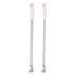 YOKIVE 2 Pcs Micro Spoons, Lab Scoops with Double Head for Sampling Reagents, Stainless Steel, 4.92-Inch