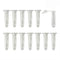 Centrifuge Tubes 200 Pack 2ml Polypropylene Clear Graduated Micro Test Tubes with Snap Cap