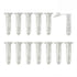Centrifuge Tubes 200 Pack 2ml Polypropylene Clear Graduated Micro Test Tubes with Snap Cap