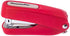 Praxxis Pro Aria-Plus Half-Strip Mini Stapler - Durable, Compact, Colorful Stapler for Office and Travel, Red