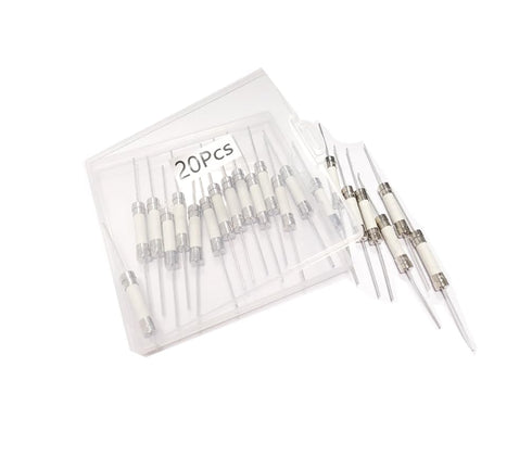 25A, T25A, 25A250V, T25A250V, 25A Fuse, 25A250V, Ceramic Lead Fuse, 25AH250V Fuse, Fuse 25AH, Fuses 25A, Lead Fuse 25AH Thermal Ceramic Fuse 25A 250V (Work with 110V/125V) 5 * 20mm New 25A (20 Pcs)