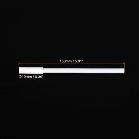 MECCANIXITY Magnetic Stir Bar Retriever 150mm(5.91 inch) Length PTFE Coating Mixer Stirrers White