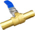 Joywayus 3/4" Hose Barb Inline Brass Shutoff Ball Valve for Water Oil Air Gas Fuel Line Pipe Fittings