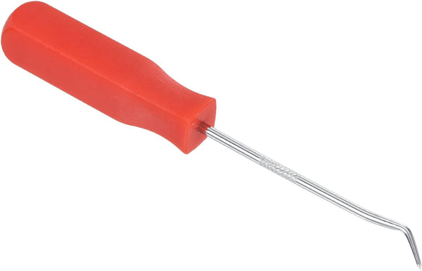 PATIKIL O-Ring 45 Degree Pick, 142mm Oil Seal Gasket Precision Screwdriver Puller Remover Tool, Red