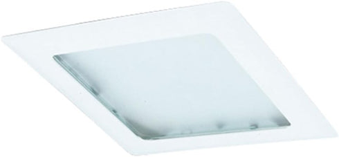 ELCO Lighting 8" Square Trim with Prismatic Glass Lens, Recessed Ceiling Light