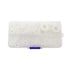 Eowpower 500 Pieces White Nylon Flat Washers Assortment Kit for M2 M2.5 M3 M4 M5 M6 M8 M10 Screw Bolt