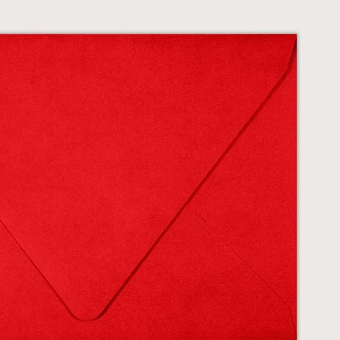 LUXPaper 4Bar A1 Contour Flap Invitation Envelopes, 3 5/8" x 5 1/8", Holiday Red, 60lb. Text, 50 Qty
