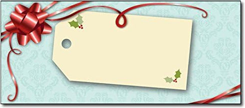 Gift Present Christmas #10 Envelopes - 80 Holiday Envelopes by Desktop Publishing Supplies