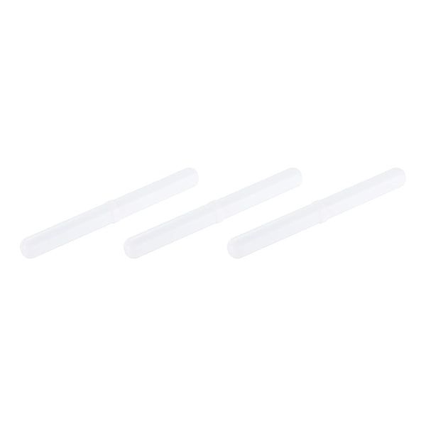 MECCANIXITY Magnetic Stirrer Mixer with PTFE Coating Magnet White, 100mm x 10mm, 3 Pcs for Laboratory