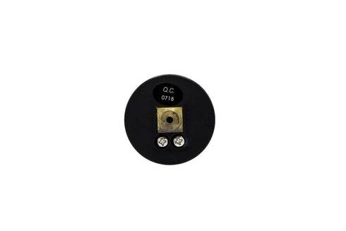 PIC Gauges 102D-158I Center Back Mount Dry Pressure Gauge, 1.5" Dial, 0/400 psi Range, Black Steel Case