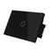 Zigbee Touch Smart Switch, Compatible with Alexa, Google Home, Hubitat, Neutral Wire Required (1 Gang, Black)