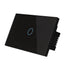 Zigbee Touch Smart Switch, Compatible with Alexa, Google Home, Hubitat, Neutral Wire Required (1 Gang, Black)