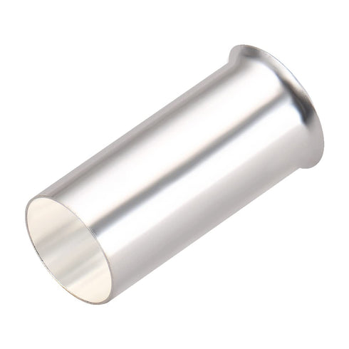 Baomain 50-Pack AWG 1/0 (50mm²) Long: 25mm Copper Crimp Connectors, Non-Insulated Ferrule Pin Terminals (EN50-25)