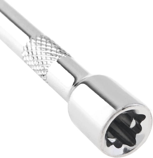 OriGlam 1/4" Drive Extension Socket Wrench, 4-Inch Ratchet Extender, Chromed Steel