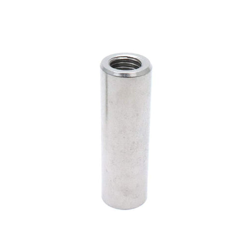 M8 Round Connector Nuts, Stainless Steel Coupling Nut, 40mm/1.57" Length, Pack of 5