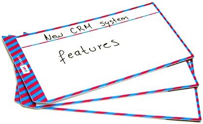 PATboard Scrum Board and Kanban Board STORYcards, Set of 16 Magnetic User Story Cards