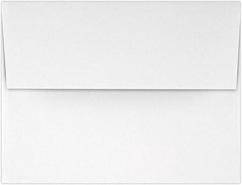 LUXPaper A2 Premium Wove Invitation Envelopes, 50 Qty, Bright White
