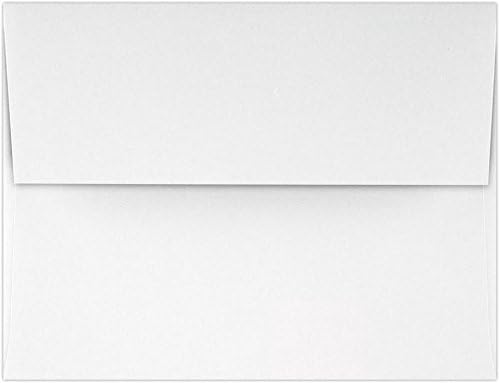 LUXPaper A2 Premium Wove Invitation Envelopes, 50 Qty, Bright White