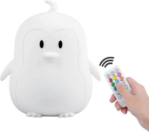 Animal-shaped Big Night Light for Children/Adult, Rechargeable LED Soft Silicone (BPA Free)