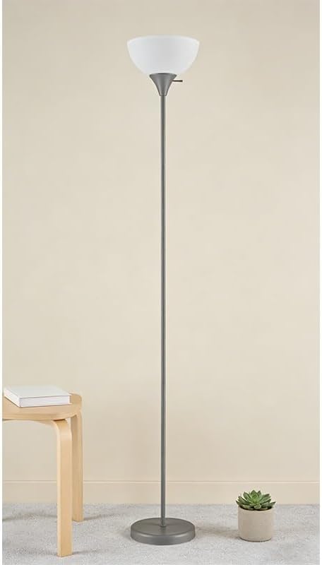 CZTGNMI Modern Gray 71" Floor Lamp - Sleek Standing Lamp for Living Room