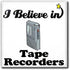 3dRose 6 Inch I Believe in Tape Recorders Ceramic Tile