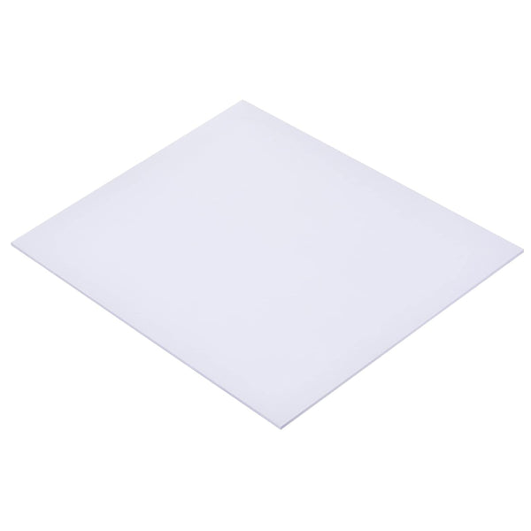 MECCANIXITY White ABS Plastic Sheet, 10x8x0.06 inch, Pack of 4 for Building Model and DIY Crafts