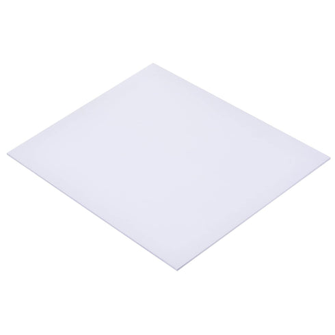 MECCANIXITY White ABS Plastic Sheet - 10x8x0.06inch for Building Model, DIY Crafts, Pack of 2