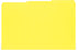The File King Yellow File Folder - Legal Size | Box of 100 | 1/3 Cut Top Tab for Easy Paper Storage | Made in America