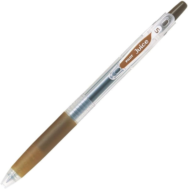Pilot 0.5mm Juice Gel Ink Ballpoint Pen Set of 5, Coffee Brown (LJU-10EF-CB)