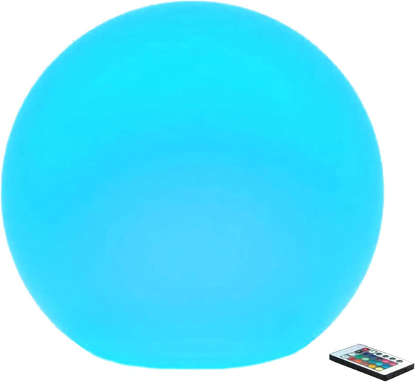 Borelor LED Ball Light, 10-Inch Rechargeable & Remote Control Globe Lights 16 RGB