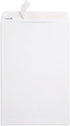 Blue Summit 50 White Catalog Envelopes - 28lb - 13 x 17.7 inch - Security Tinted, Strong Self Seal