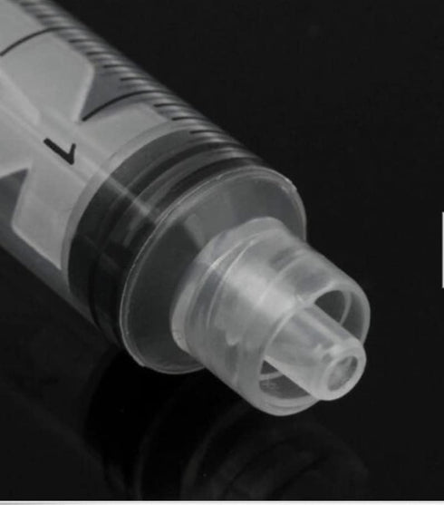 20 Pack 3ml Plastic Syringe with Luer Lock, No Needle for Liquid Measuring in Scientific Labs (20PCS)