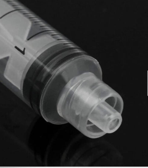 Plastic Syringe Luer Lock With Measurement, No Needle for Scientific Labs, Liquid Measuring, 20ml 10pcs