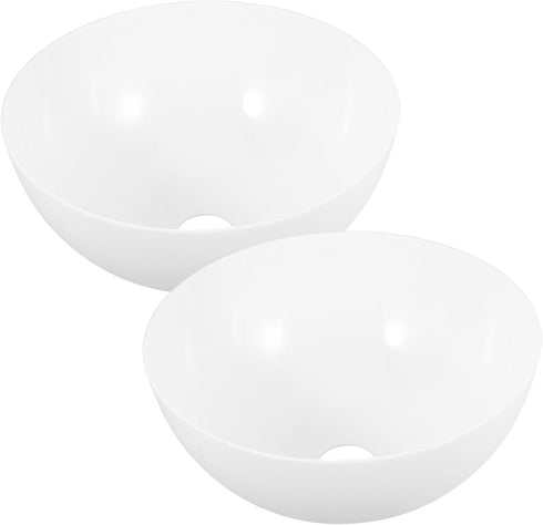 25mm 2PCS Half-Round Plastic Mushroom Lampshade Decorative Dome Replacement for Table Floor and Pendant Lights for Home